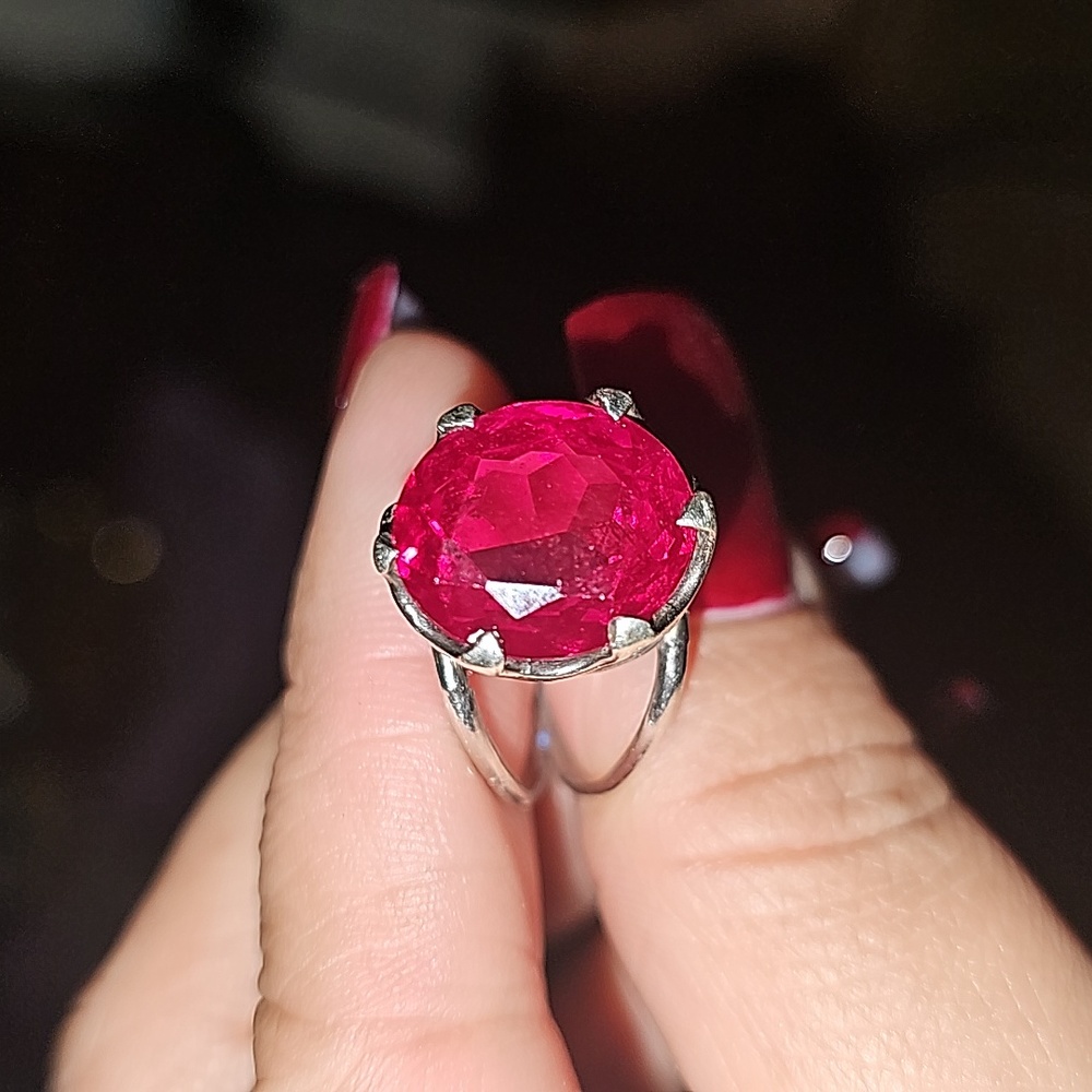 Sterling Ruby Ring - image 2